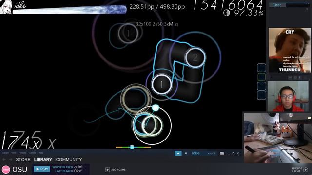 [Live] idke | Camellia - Exit This Earth's Atomosphere (Remix) 97.14% 1566x {#1 3❌} - osu! смотреть онлайн