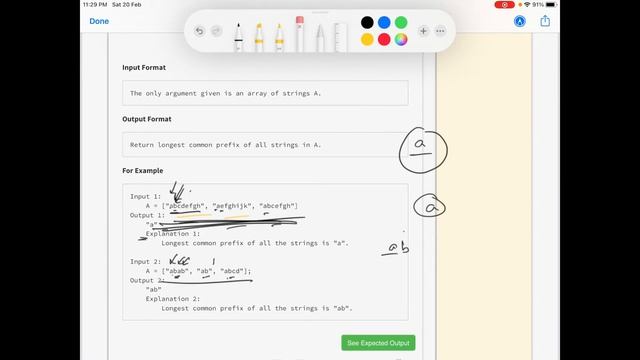 GET SDE READY | Longest Common Prefix смотреть онлайн