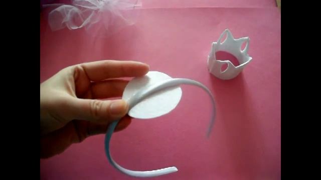 Ободок с короной из фоамирана смотреть онлайн