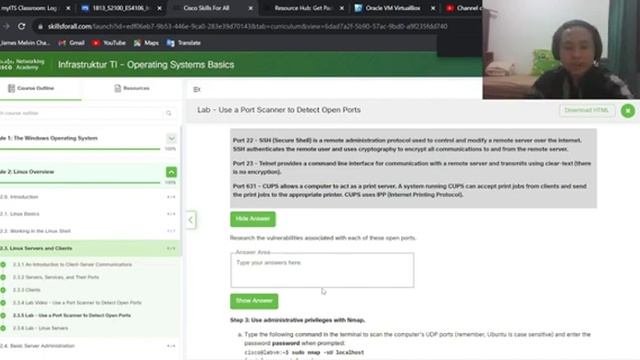James 5026231076 2.3.5 Lab - Use a Port to Detect Open Ports смотреть онлайн