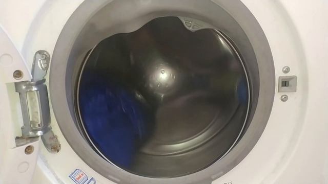 Experiment - Washing Rags With Washing Powder And Washing Ball On Open Door - In A Washing Machine