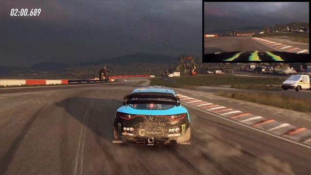 DiRT Rally 2.0 | Rallycross in Hell | Renault Megane RS RX (Andreas Bakkerud) смотреть онлайн
