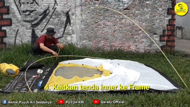 Petunjuk praktis memasang tenda TENDAKI JAVA 4 PRO || Tenda untuk 4 orang смотреть онлайн