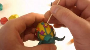 Лепим Пасхальное яйцо из пластилина