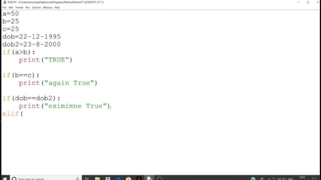 if ,elif, else python in hindi and english смотреть онлайн