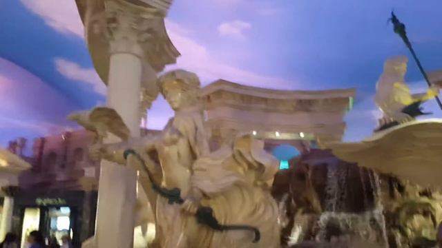Forum shops, Caesars Palace hotel, Las Vegas, USA 2016 смотреть онлайн