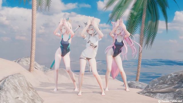 【Hololive MMD】HoloX「Crab Rave」4K/60FPS