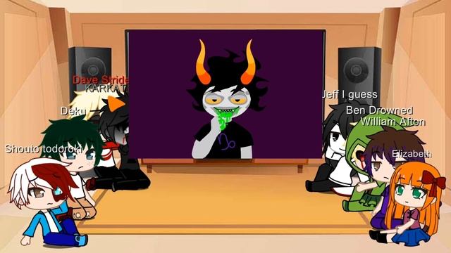 Fandoms (bnha/ mha, creepypasta, homestuck, fnaf) react to Homestuck memes смотреть онлайн