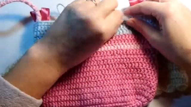 Вязаная СУМКА СОВА. Связана крючком. смотреть онлайн