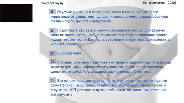 Пятая встреча 2 часть Практика Восстановление желудочно-кишечного тракта.webm смотреть онлайн