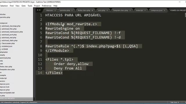 Loja Virtual com PHP 7 - Aula 14 - HtAccess para Url Amigável смотреть онлайн