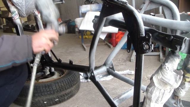 Проект ИЖ ПЛАНЕТА5 - Подготовка к покраски. Покраска рамы. ЭПИЗОД 2. смотреть онлайн