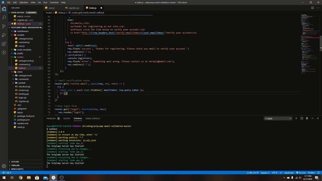 Email Verification on Signup - NodeJS + SendGrid API смотреть онлайн
