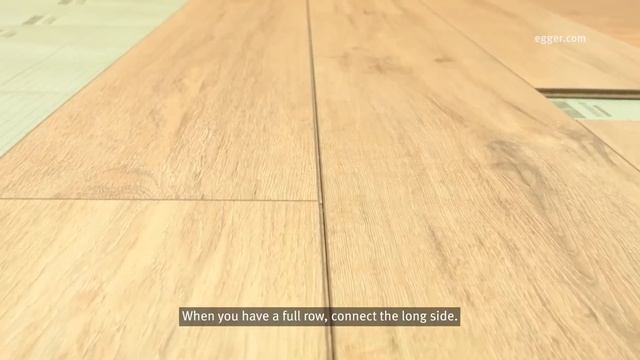 Pre-Connection With CLIC It! | EGGER Flooring