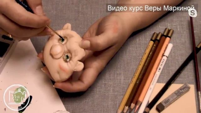 Шьём текстильную куклу Домовой, Кукольная мастерская, Вера Маркина смотреть онлайн