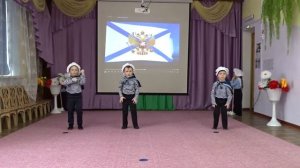 8  Танцевальная миниатюра, 1 группа младшая, танец На палубе матросы, МБДОУ №8 дет  сад Ромашка