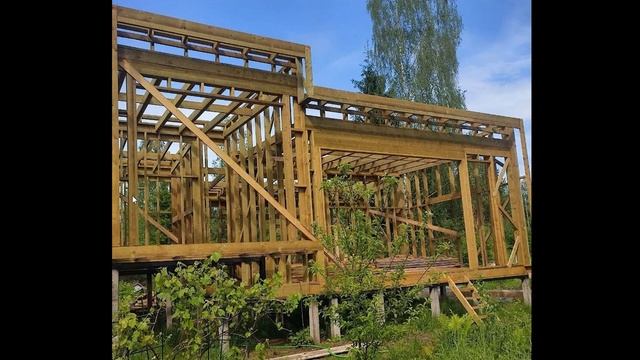 Проект Дома с разными уровнями пола. смотреть онлайн