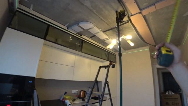 монтаж потолка к кухне смотреть онлайн