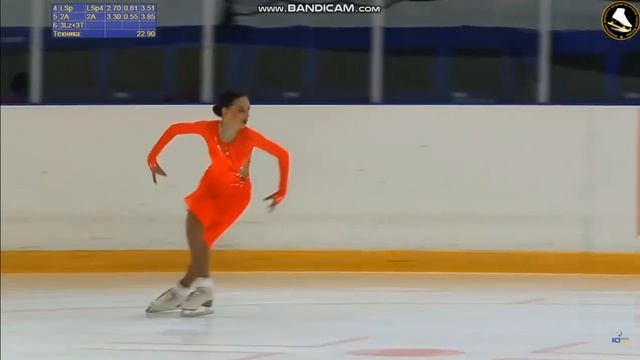 Ксения Цибинова ПП Первенство Москвы среди юниоров 2019 смотреть онлайн