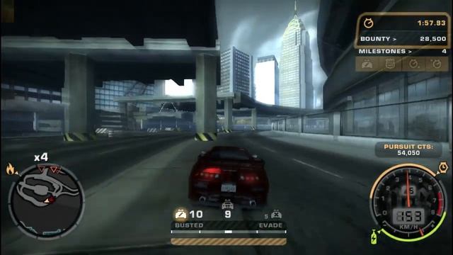 NFS Most Wanted 2005 Cop Chase Cool Moments Compilation смотреть онлайн