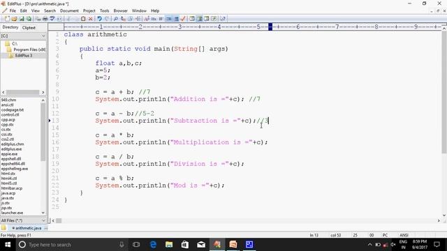 Java Video Tutorials - 15 Arithmetic Operator in java смотреть онлайн