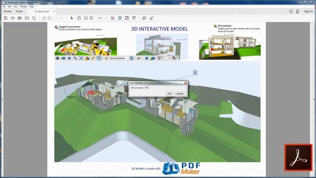 3D PDF Maker Tutorial 15. Working with Cross Sections, Part 1 смотреть онлайн
