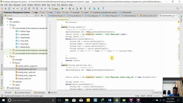 Mobile App Development Lab ex 3: Employee Management System using sqlite смотреть онлайн