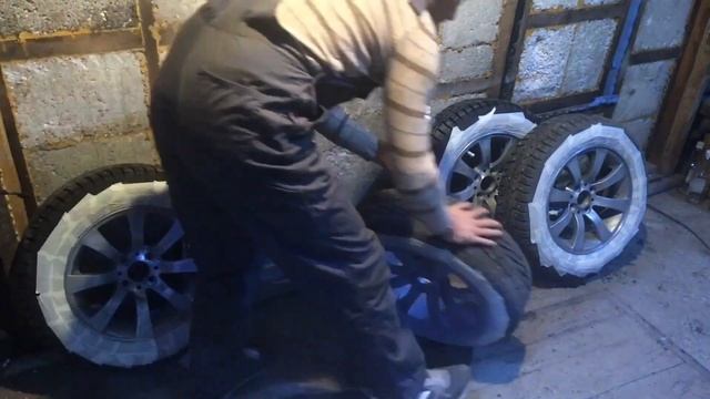 Переобуваемся на зиму ( вторая жизнь для старых дисков) смотреть онлайн