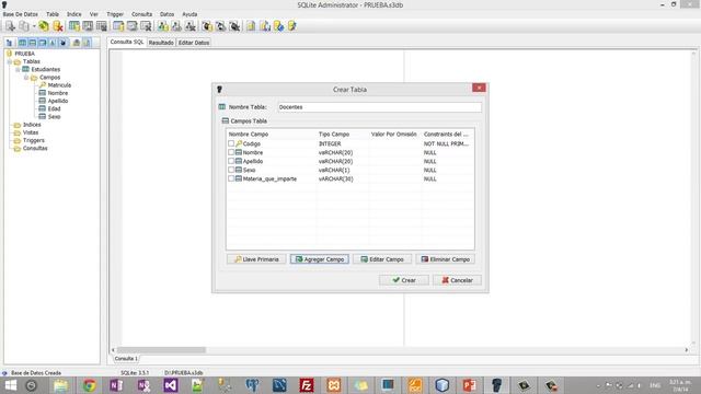 Crear base de datos con sqlite administrator смотреть онлайн