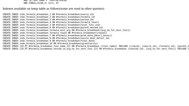 Databases: Optimize a query using same temporary table in outer apply смотреть онлайн