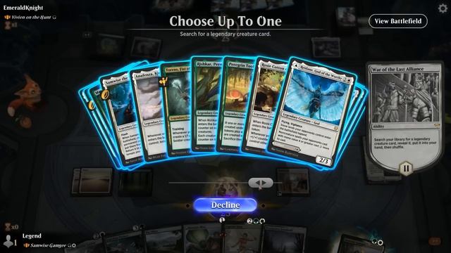 Samwise Gamgee - Historic Brawl - MTG Arena смотреть онлайн