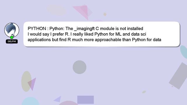 PYTHON : Python: The _imagingft C module is not installed смотреть онлайн
