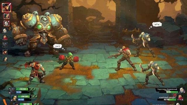 Battle Chasers: Nightwar [Прохождение RUS]. Часть 7: Клинкодемон и первое поражение. смотреть онлайн