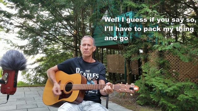 HIT THE ROAD JACK / guitar + chords + lyrics смотреть онлайн