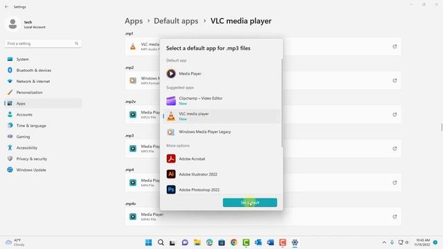 How to set the default media player in Windows 11 смотреть онлайн