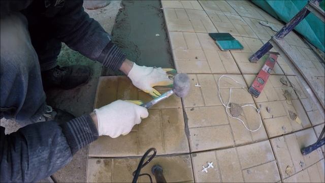 Особенности укладки тротуарной плитки на бетон на улице смотреть онлайн