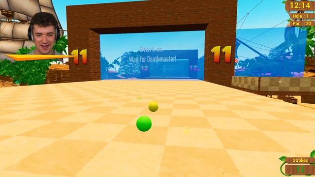 DEATHRUN + GOLF IT = BAD IDEA! смотреть онлайн