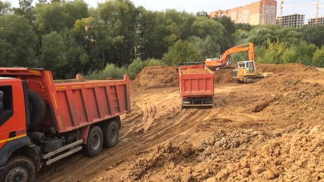 Отсыпка территории грунтом смотреть онлайн