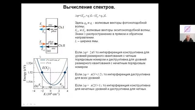 Мой доклад "Влияние электрического поле на движущийся экситон в GaAs". 10 марта 14:20 смотреть онлайн