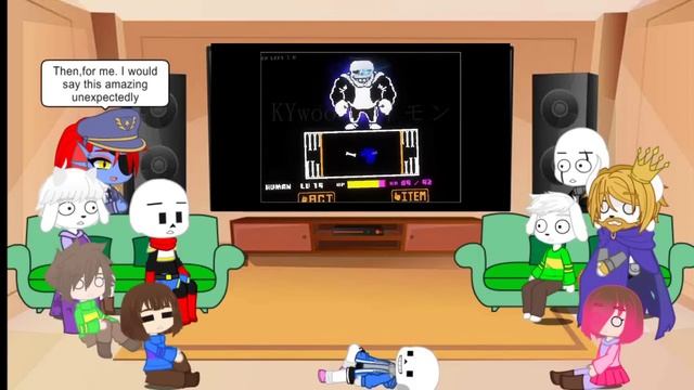 GLITCHTALE REACT TO GIGACHAD SANS FIGHT (REQUEST) смотреть онлайн