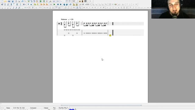 Основы написания барабанных партий в редакторе Guitar Pro смотреть онлайн