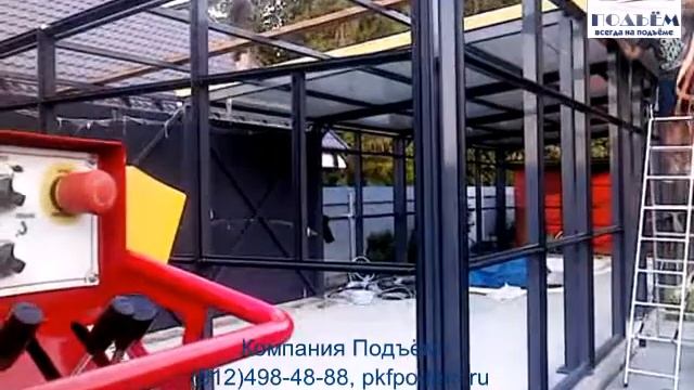 Монтаж сэндвич-панелей с помощью мини-крана 350-E4, pkfpodem.ru смотреть онлайн