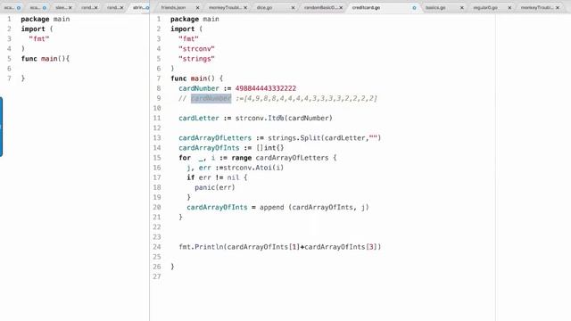 golang convert int into an array of ints смотреть онлайн