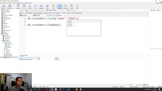 ?EP 62 | ผมอยากเป็นโปรแกรมเมอร์ | Mongodb การใช้คำสั่ง Find , FindOne , Aggregate , $match