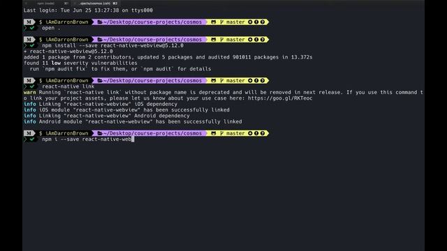 Learn React Native: Cosmos pt. 8 | Learn React Native API | Learn React Native API 2022 смотреть онлайн