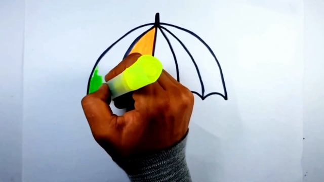 Drawing an umbrella for children / bolalar uchun soyabon chizish / Рисование Зонтик для детей смотреть онлайн