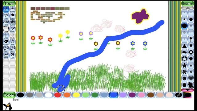 Tux Paint Tutorial Lesson-3 смотреть онлайн