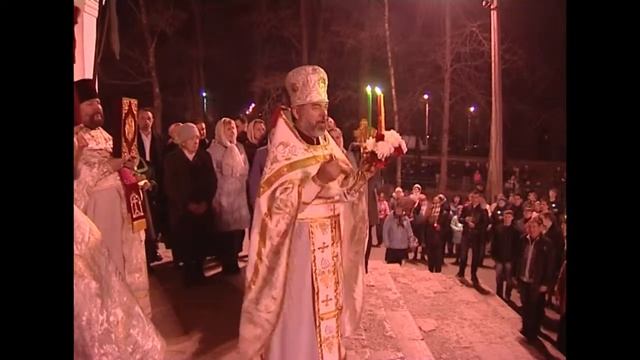 Пасхальное богослужение в Павловском соборе Гатчины смотреть онлайн