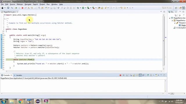 How to find multiple occurrences using matcher methods? | Java Regex смотреть онлайн