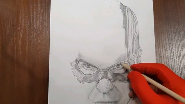Captain America.Marvel.I draw with a simple pencil.Капитан Америка. Марвел.Рисую простым карандашом смотреть онлайн